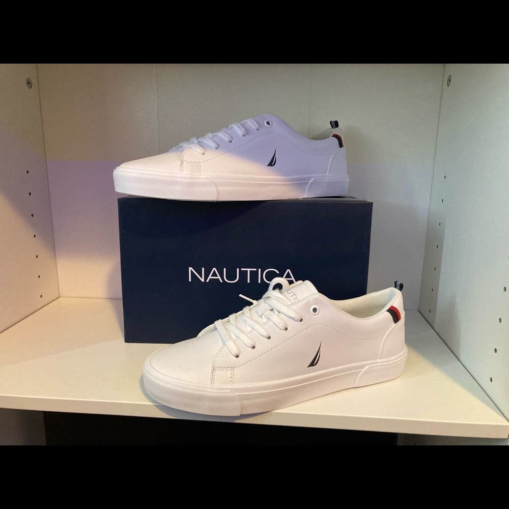 Nautica white sneakers brand new